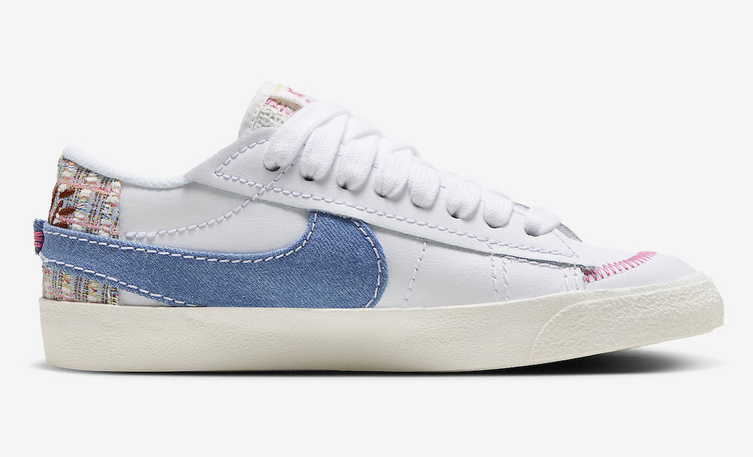 Nike Blazer Low Jumbo Denim Swoosh FJ7741-141 Release Date