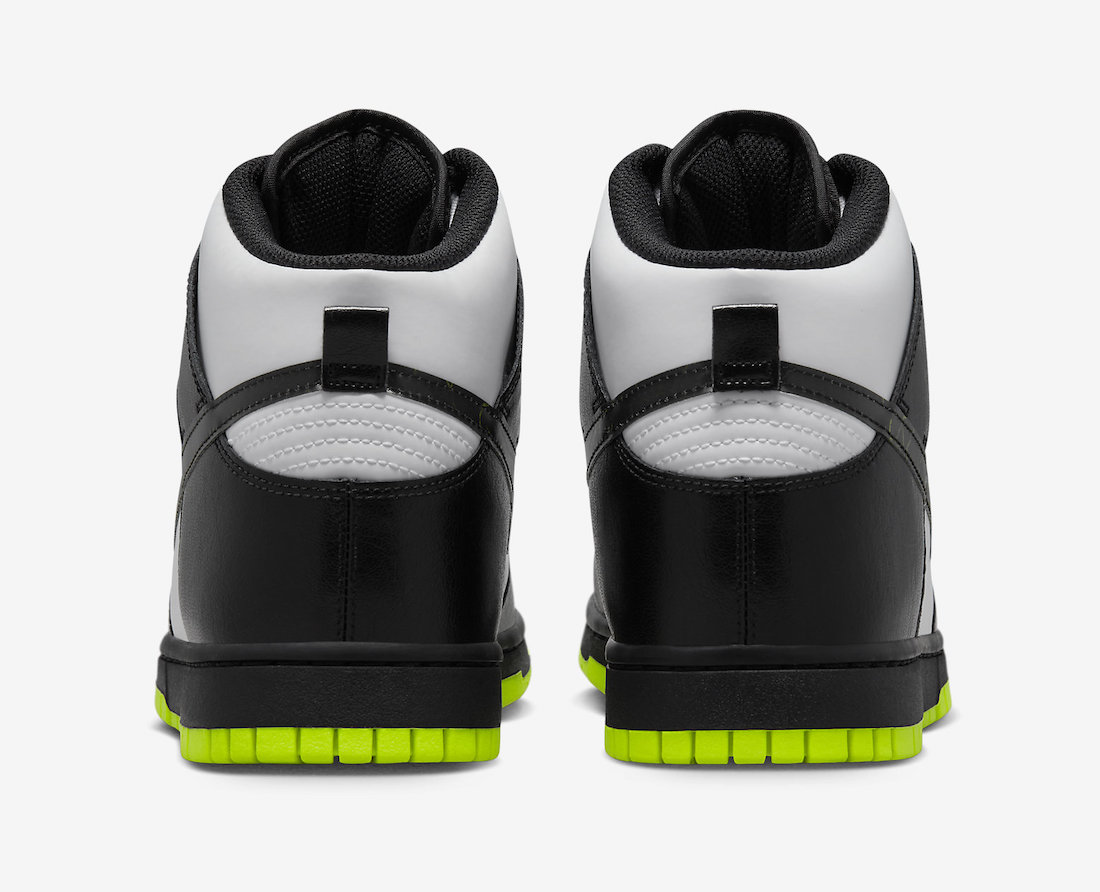 Nike Dunk High Electric White Black Volt FD0732-100 Release Date