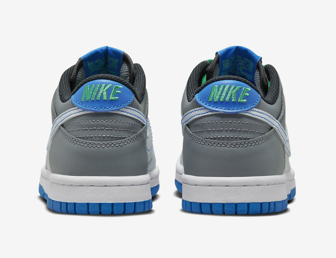 Nike Dunk Low GS Grey Blue Green DH9765-004 Release Date