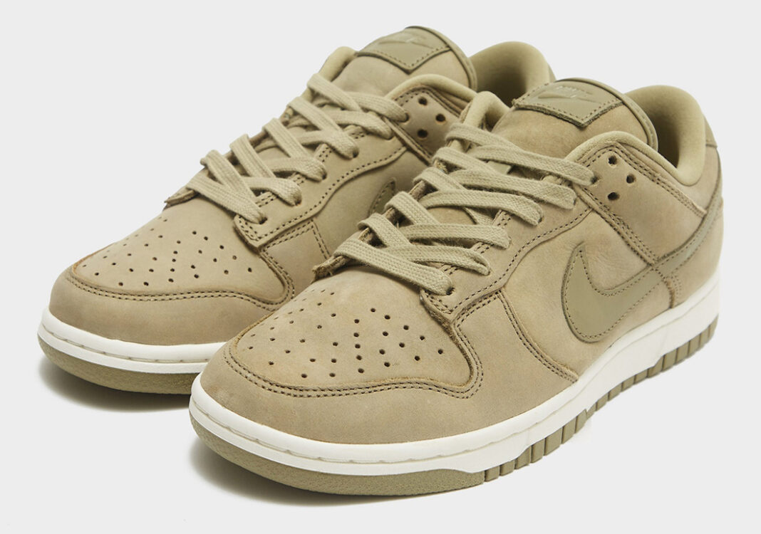 初见。Nike Dunk Low PRM “Neutral Olive”（中性橄榄）。