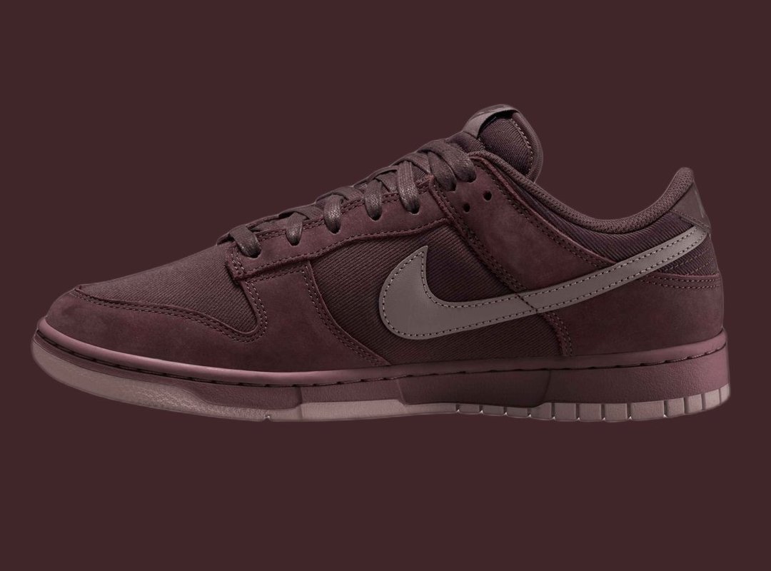 Nike Dunk Low Premium Burgundy Crush FB8895-600 Release Date