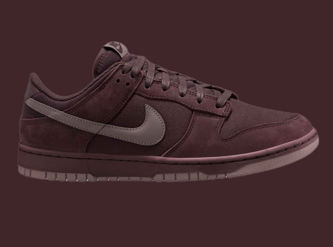 Nike Dunk Low Premium Burgundy Crush FB8895-600 Release Date