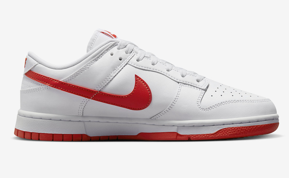 Nike Dunk Low White Picante Red DV0831-103 Release Date