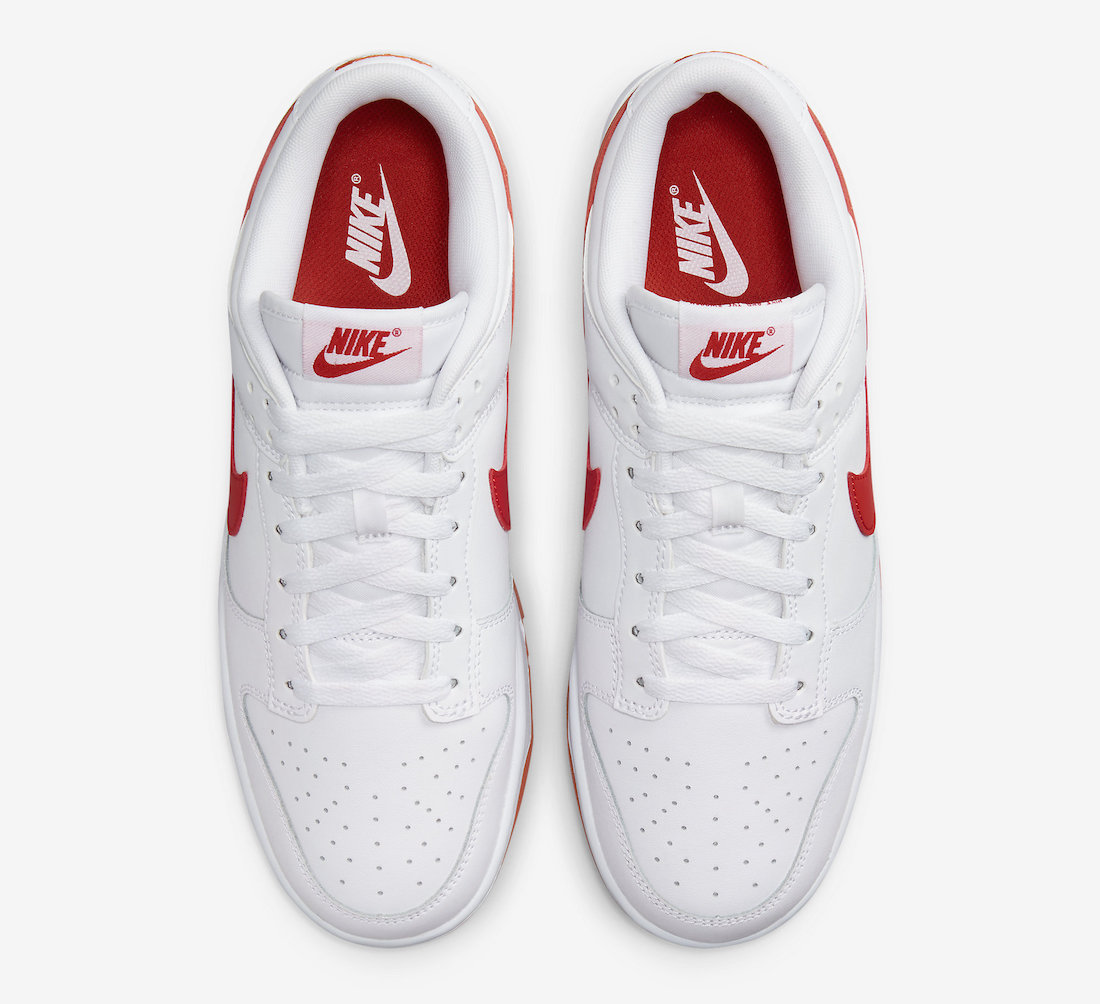 Nike Dunk Low White Picante Red DV0831-103 Release Date