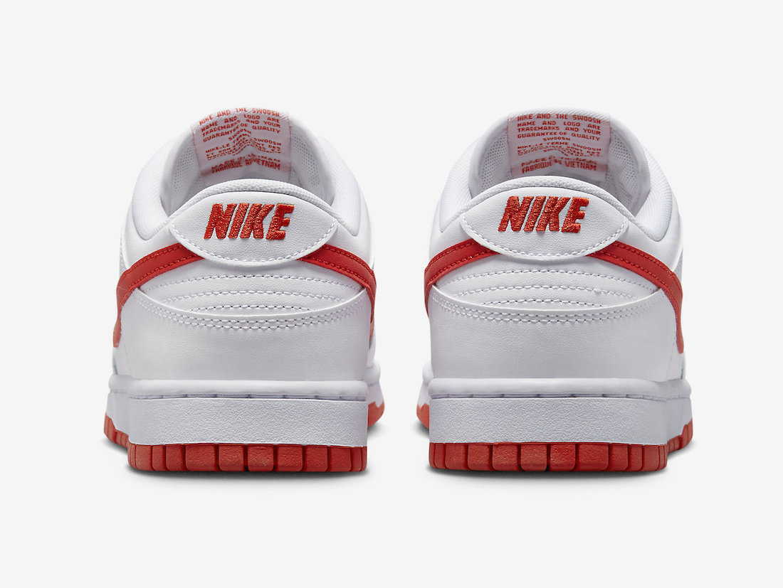 Nike Dunk Low White Picante Red DV0831-103 Release Date