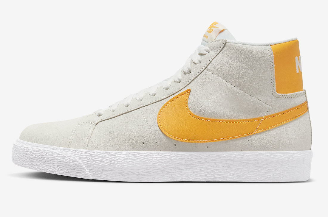 Nike SB Blazer Mid Summit White Laser Orange 864349-110 Release Date