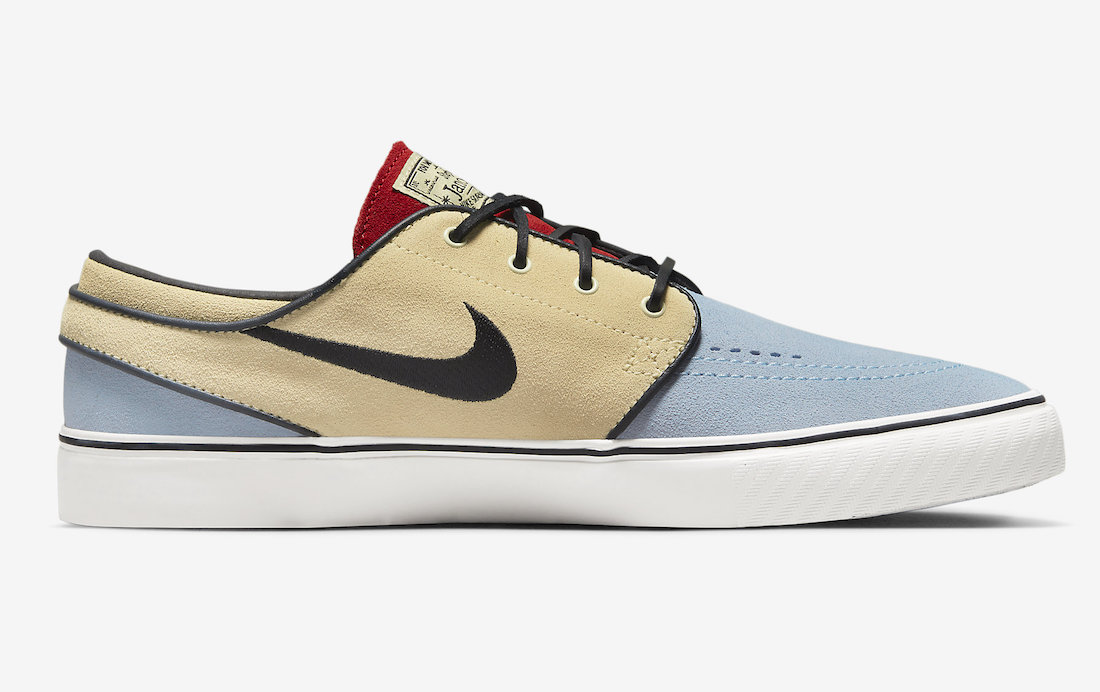 Nike SB Zoom Janoski OG+ Alabaster Chile Red Celestine Blue DV5475-700 Release Date