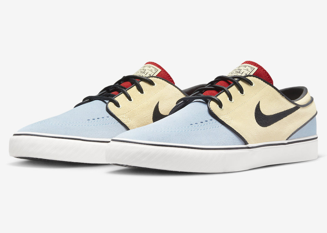 Nike SB Zoom Janoski OG+ Alabaster Chile Red Celestine Blue DV5475-700 Release Date