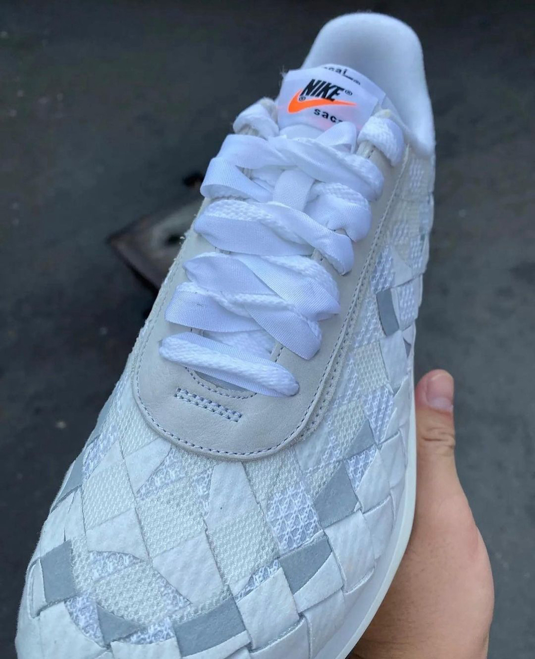 Sacai Nike Waffle Woven White Release Date