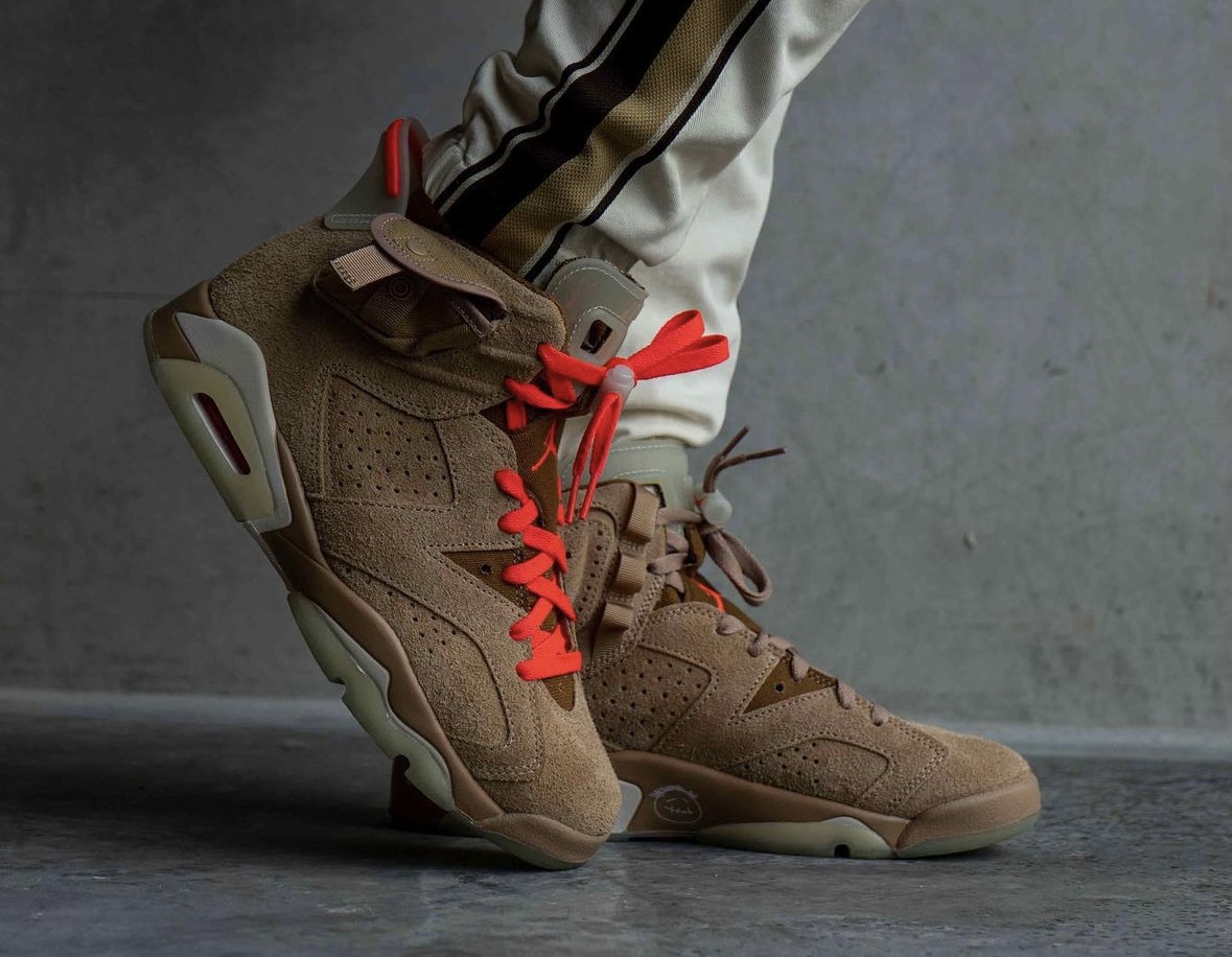 Travis-Scott-x-Air-Jordan-6-British-Khaki-DH0690-200-On-Feet-3