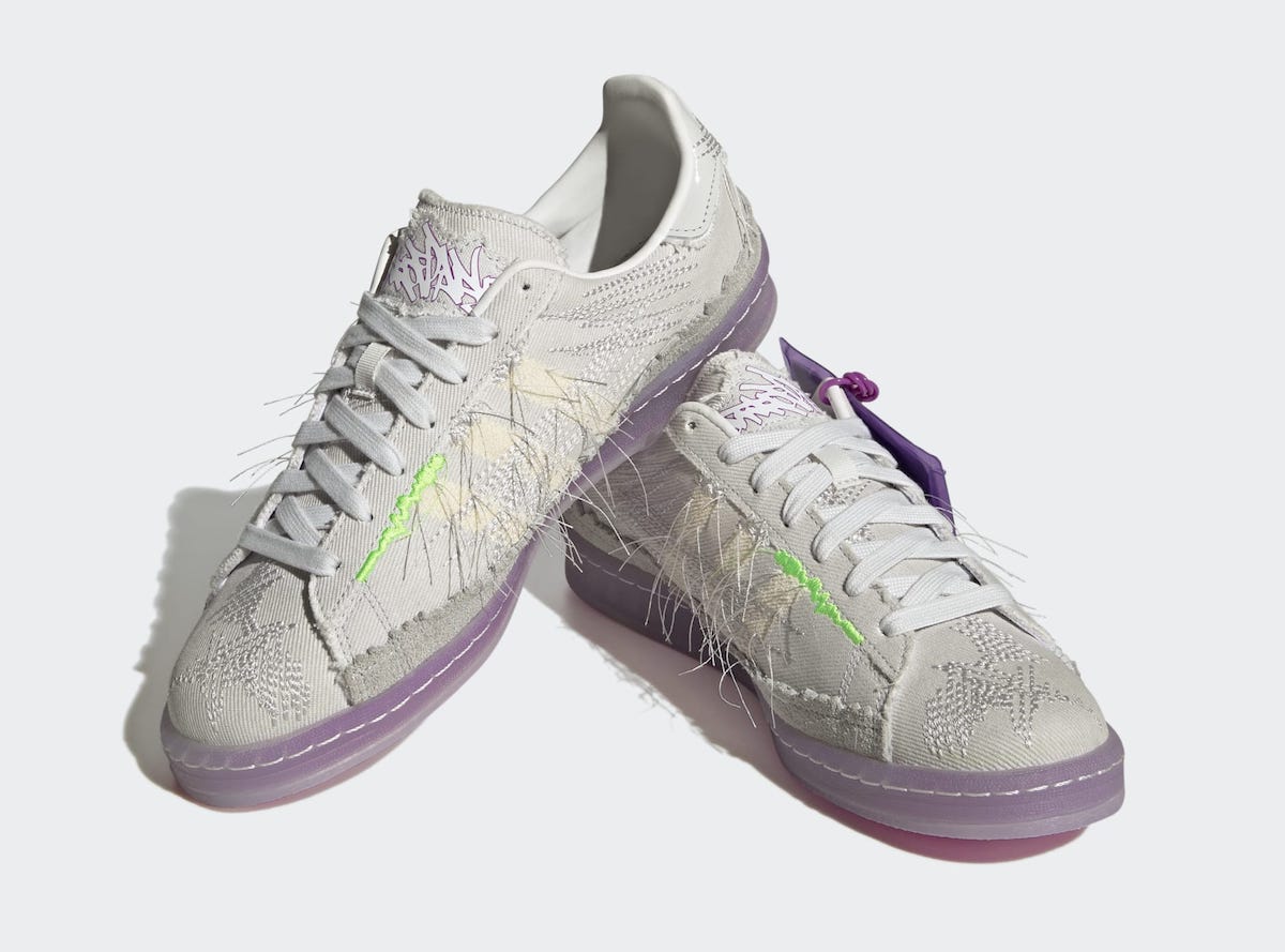 Youth of Paris adidas Campus 80s Crystal White ID6805 Release Date