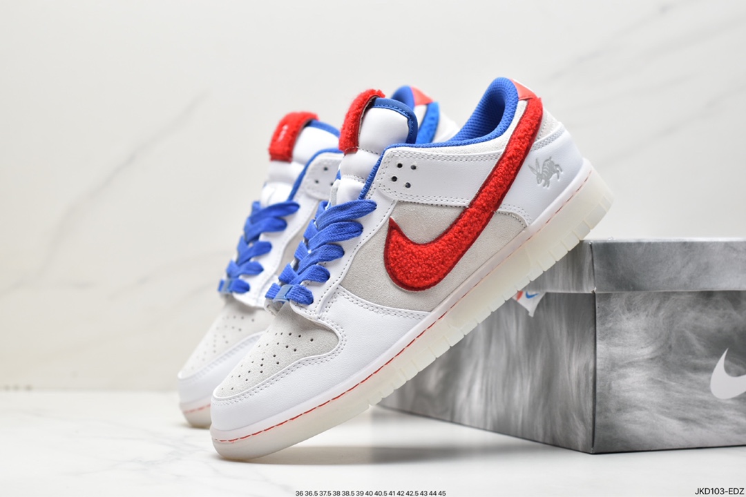 篮球鞋, 板鞋, Nike Dunk Low Retro PRM "Year of the Rabbit", Nike Dunk Low Retro, Nike Dunk Low, Nike Dunk, NIKE, FD4203-161, Dunk Low, Dunk - 耐克 Nike Dunk Low Retro PRM "Year of the Rabbit"京兔 兔年限定 低帮休闲运动板鞋 FD4203-161