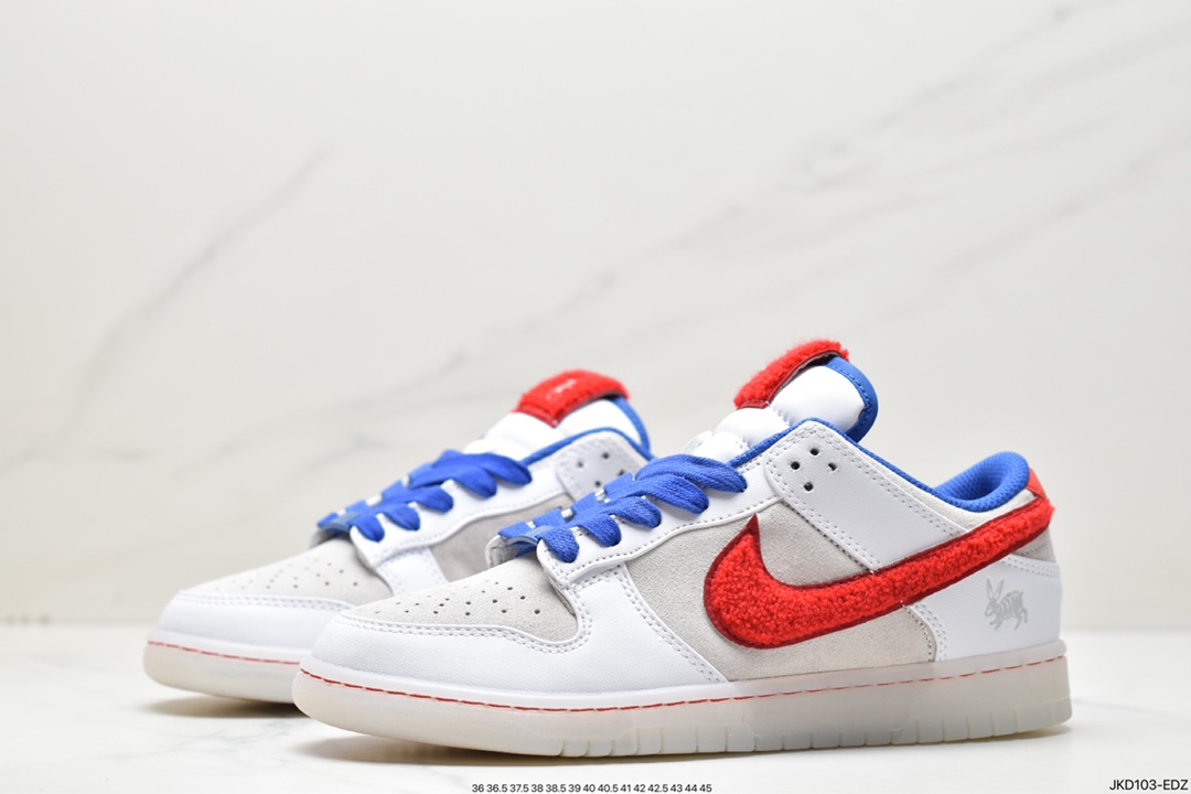 篮球鞋, 板鞋, Nike Dunk Low Retro PRM "Year of the Rabbit", Nike Dunk Low Retro, Nike Dunk Low, Nike Dunk, NIKE, FD4203-161, Dunk Low, Dunk - 耐克 Nike Dunk Low Retro PRM "Year of the Rabbit"京兔 兔年限定 低帮休闲运动板鞋 FD4203-161