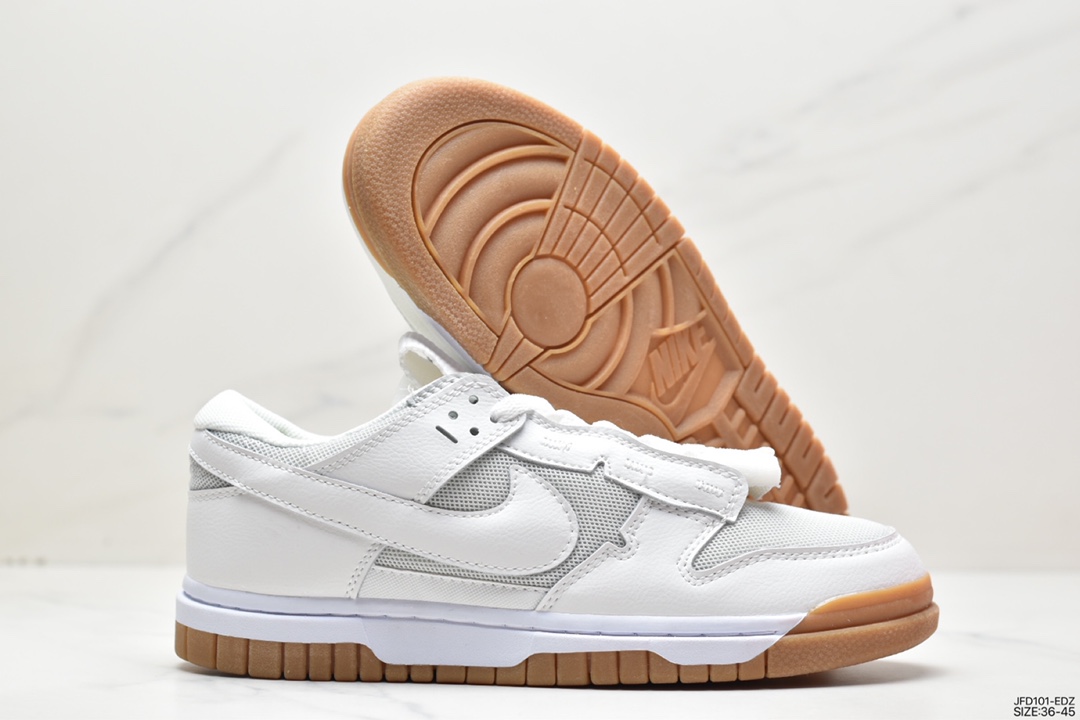 板鞋, 休闲鞋, Swoosh, Nike Dunk Low Remastered "WhiteGum”, Nike Dunk Low, Nike Dunk, NIKE, DV0821 100, Dunk Low, Dunk - 耐克 Nike Dunk Low Remastered "WhiteGum”防滑减震耐磨低帮 板鞋白色 DV0821 100