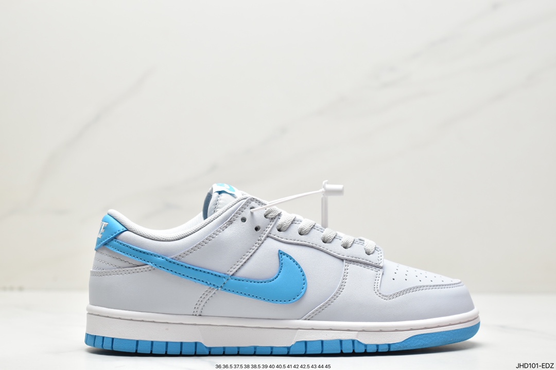 耐克 Nike Dunk Low Retro 蓝灰色 防滑减震耐磨低帮板鞋 DV0831-001