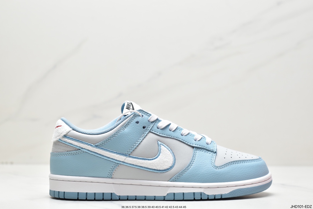 篮球鞋, 板鞋, Swoosh, Nike Dunk Low Retro, Nike Dunk Low, Nike Dunk, NIKE, DV0831-001, Dunk Low, Dunk - 耐克 Nike Dunk Low Retro 蓝灰色 防滑减震耐磨低帮板鞋 DV0831-001