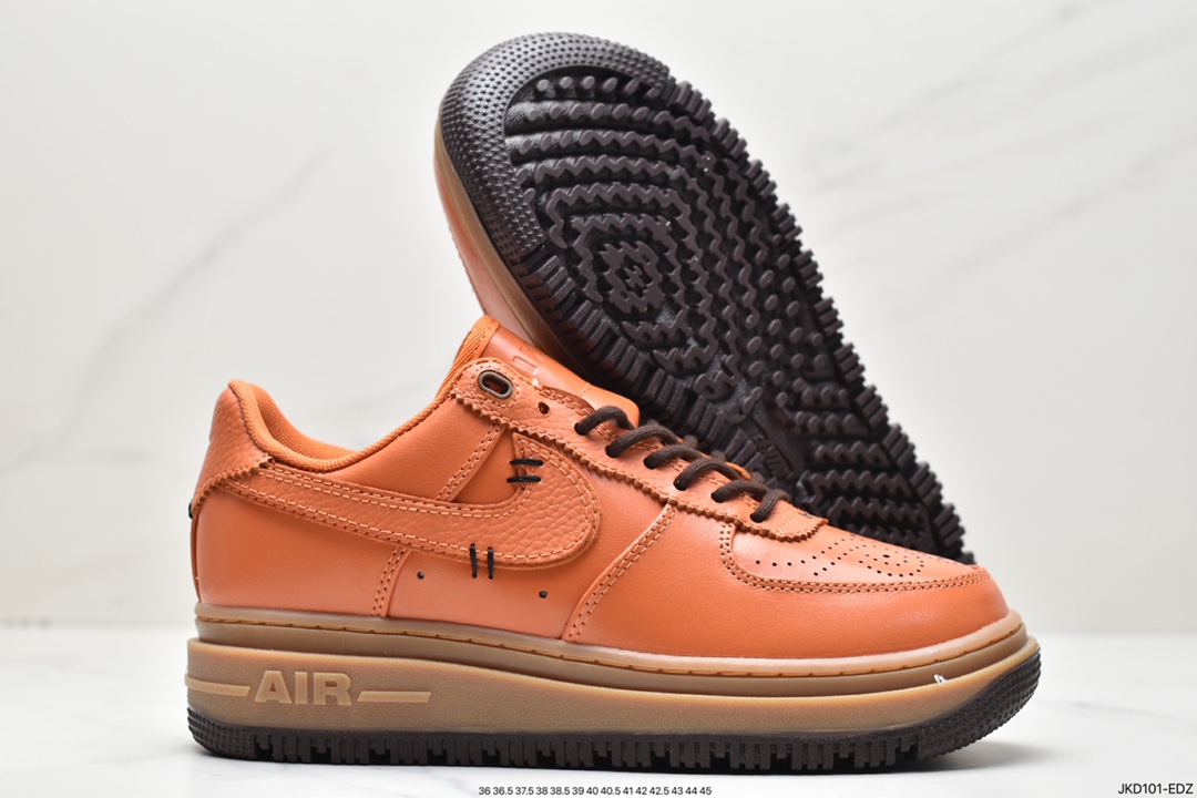 运动鞋, 板鞋, 休闲鞋, 休闲运动鞋, Nike Air Force 1 Luxe"Brown Basalt", Nike Air Force 1, Nike Air, NIKE, DM2451-200, Air Force 1 - 耐克 Nike Air Force 1 Luxe"Brown Basalt"低帮休闲板鞋 黑棕色 DM2451-200