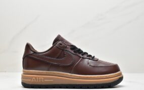 耐克 Nike Air Force 1 Luxe”Brown Basalt”低帮休闲板鞋 黑棕色 DM2451-200