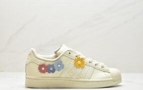 阿迪达斯 adidas Original Super Star 轻便耐磨 低帮 板鞋 女款 GX2171