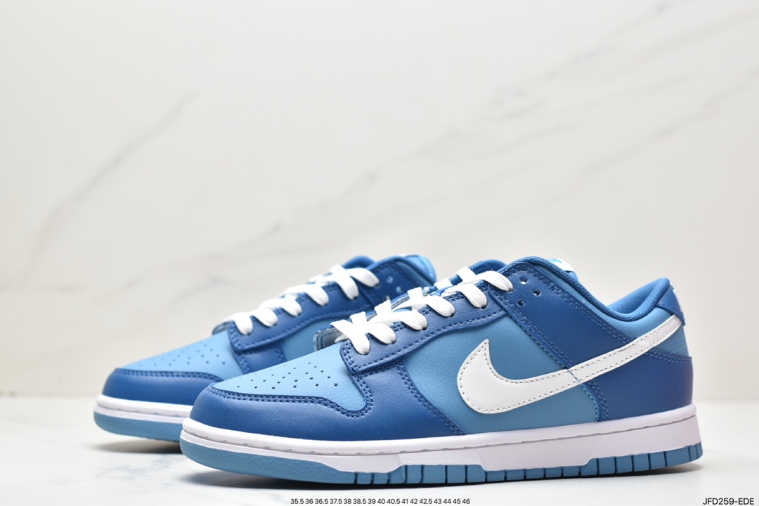 运动鞋, 休闲鞋, Zoom Air, Zoom, Swoosh, Nike Dunk Low, Nike Dunk, NIKE, Dunk Low, Dunk - 耐克 Nike Dunk Low “Dark Marina Blue” 滨海蓝 防滑耐磨 低帮休闲鞋 DJ6188-400