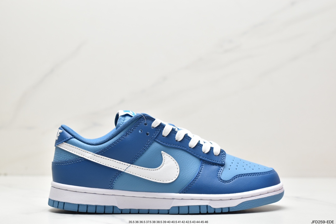 耐克 Nike Dunk Low “Dark Marina Blue” 滨海蓝 防滑耐磨 低帮休闲鞋 DJ6188-400