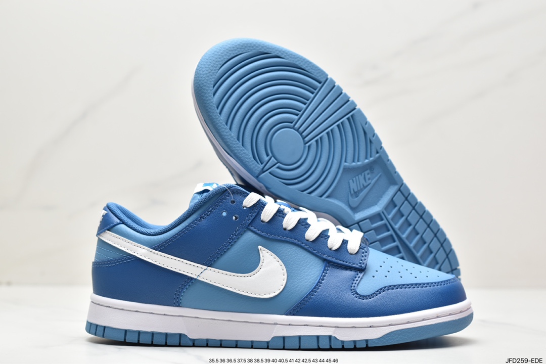 运动鞋, 休闲鞋, Zoom Air, Zoom, Swoosh, Nike Dunk Low, Nike Dunk, NIKE, Dunk Low, Dunk - 耐克 Nike Dunk Low “Dark Marina Blue” 滨海蓝 防滑耐磨 低帮休闲鞋 DJ6188-400