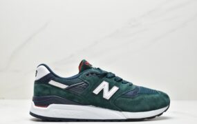 新百伦 New Balance 998系列 墨绿色 防滑减震 复古跑步鞋 M998CHI