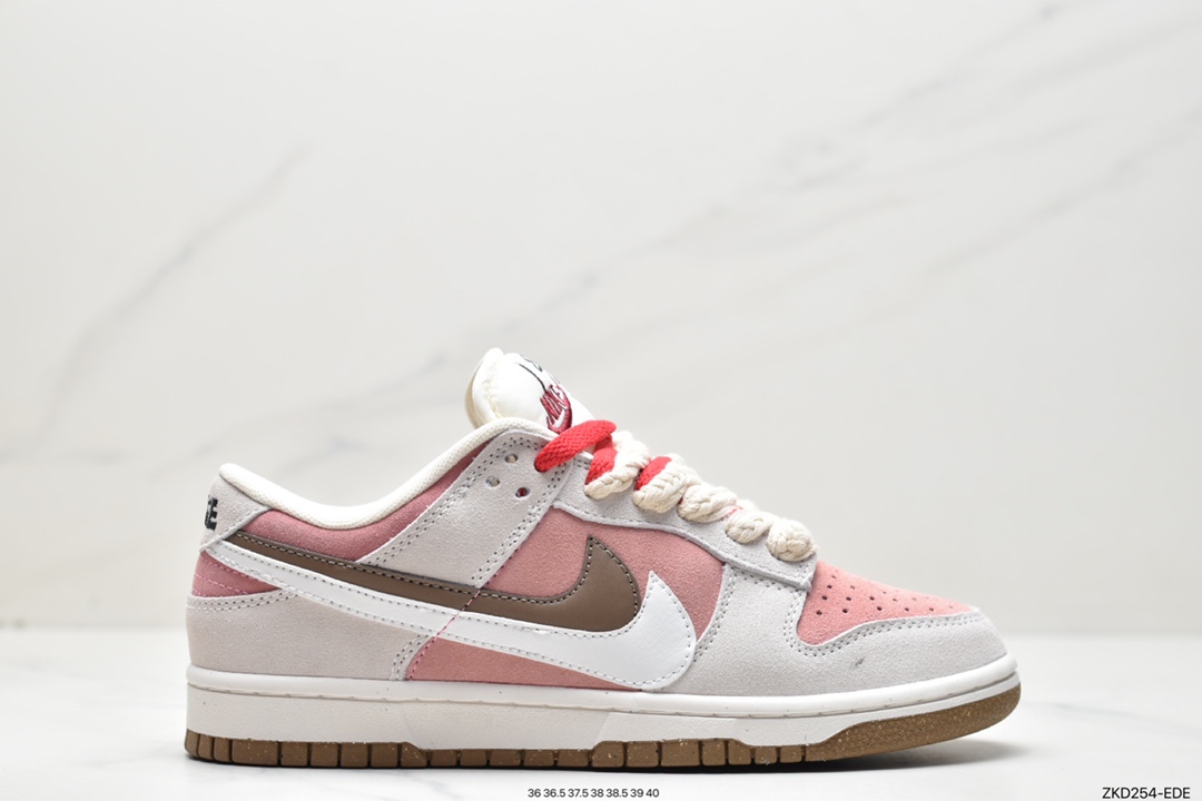 耐克 Nike SB Dunk Low SE”85 Double Swoosh/Grey/Brown Bear”扣篮系列低帮休闲运动滑板板鞋 DO9457-123