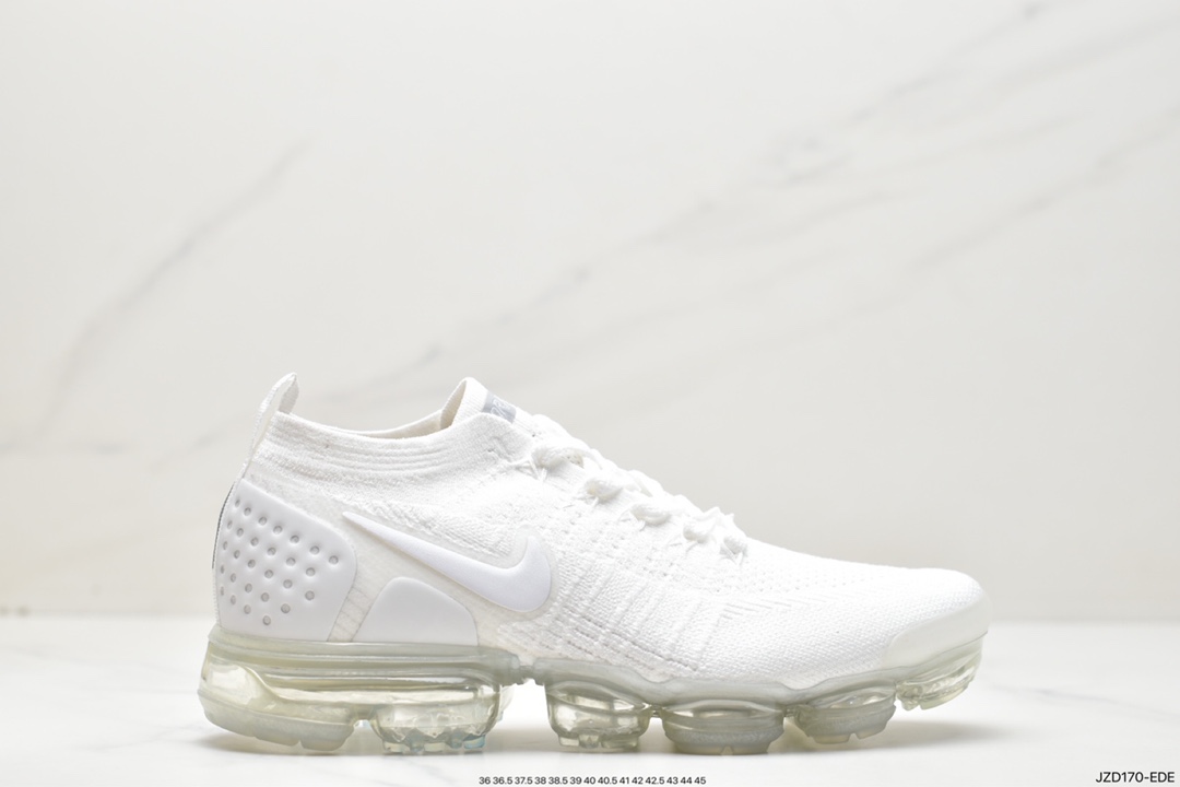 耐克 Nike Air VaporMax flyknit 空气革命 防滑减震 气垫 低帮跑步鞋 942842-100