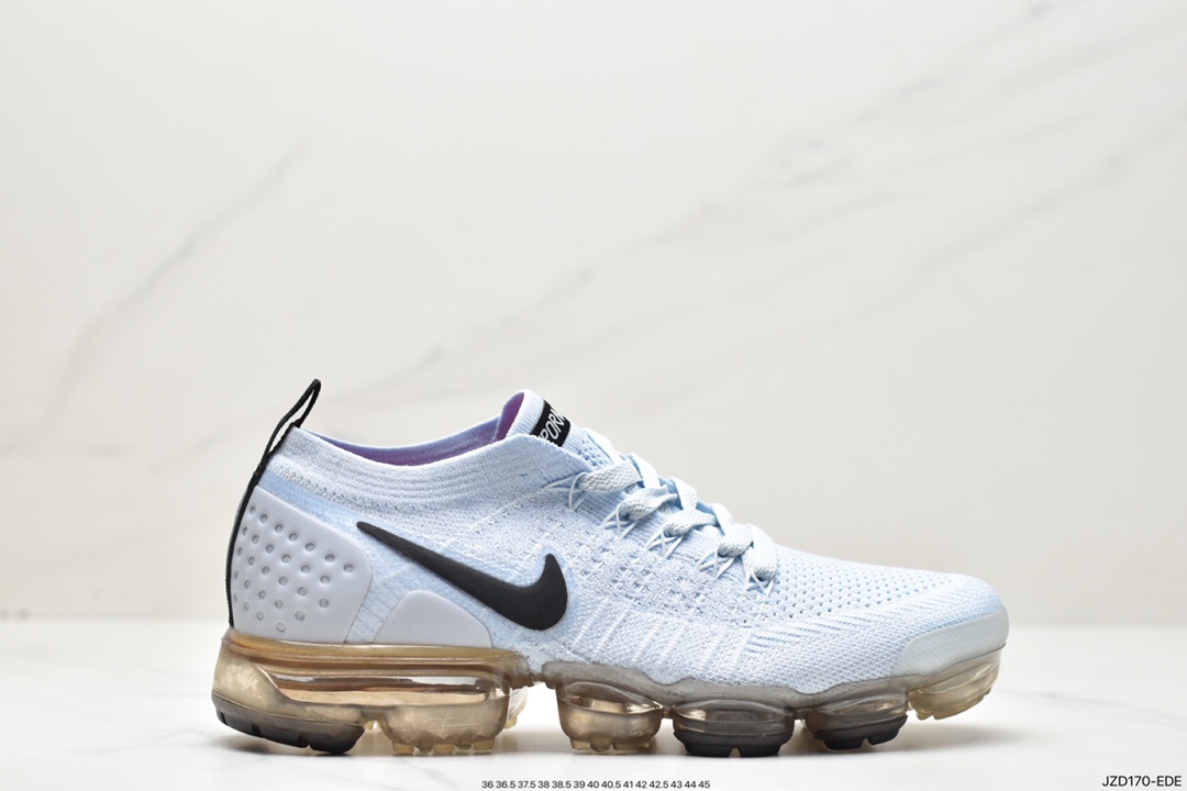 跑鞋, 跑步鞋, VaporMax Flyknit, Nike Air VaporMax Flyknit, Nike Air VaporMax, Nike Air, NIKE, Flyknit, Air VaporMax, 942842-100 - 耐克 Nike Air VaporMax flyknit 空气革命 防滑减震 气垫 低帮跑步鞋 942842-100