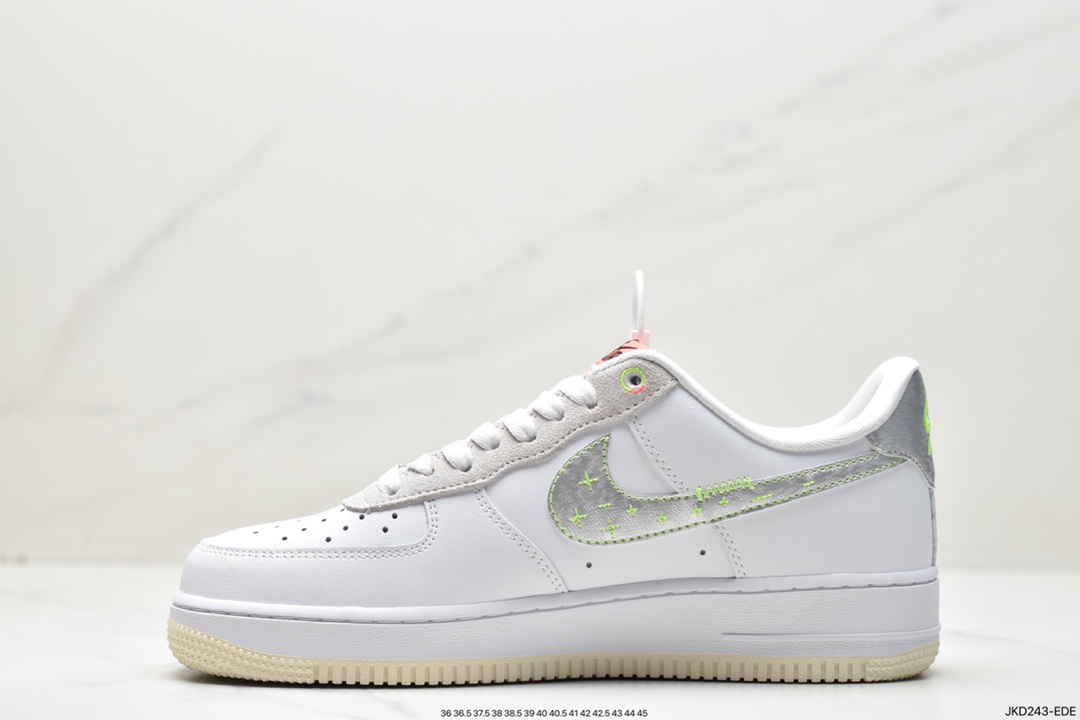 空军一号, 板鞋, Swoosh, Nike Air Force 1 Low, Nike Air Force 1, Nike Air, NIKE, FB1853 111, Air Force 1, AF1 - 耐克 Nike Air Force 1 Low 空军一号 低帮 减震耐磨 休闲板鞋 FB1853 111