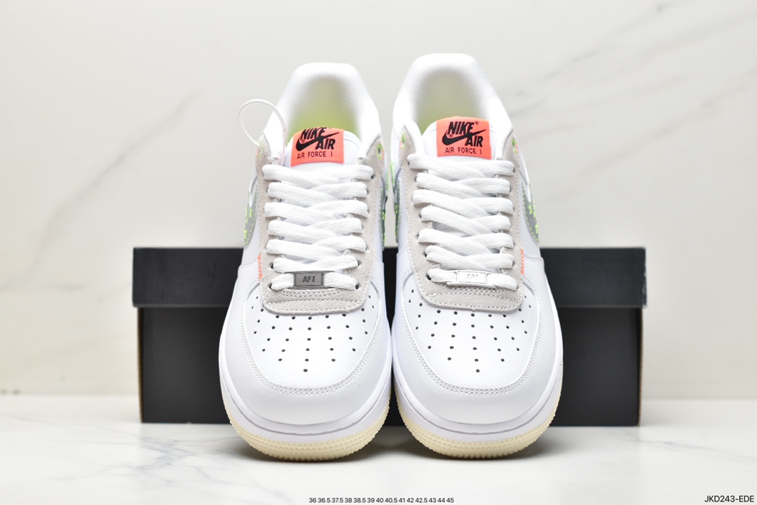 空军一号, 板鞋, Swoosh, Nike Air Force 1 Low, Nike Air Force 1, Nike Air, NIKE, FB1853 111, Air Force 1, AF1 - 耐克 Nike Air Force 1 Low 空军一号 低帮 减震耐磨 休闲板鞋 FB1853 111