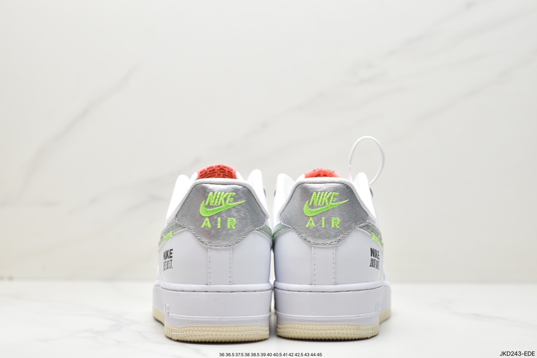 空军一号, 板鞋, Swoosh, Nike Air Force 1 Low, Nike Air Force 1, Nike Air, NIKE, FB1853 111, Air Force 1, AF1 - 耐克 Nike Air Force 1 Low 空军一号 低帮 减震耐磨 休闲板鞋 FB1853 111