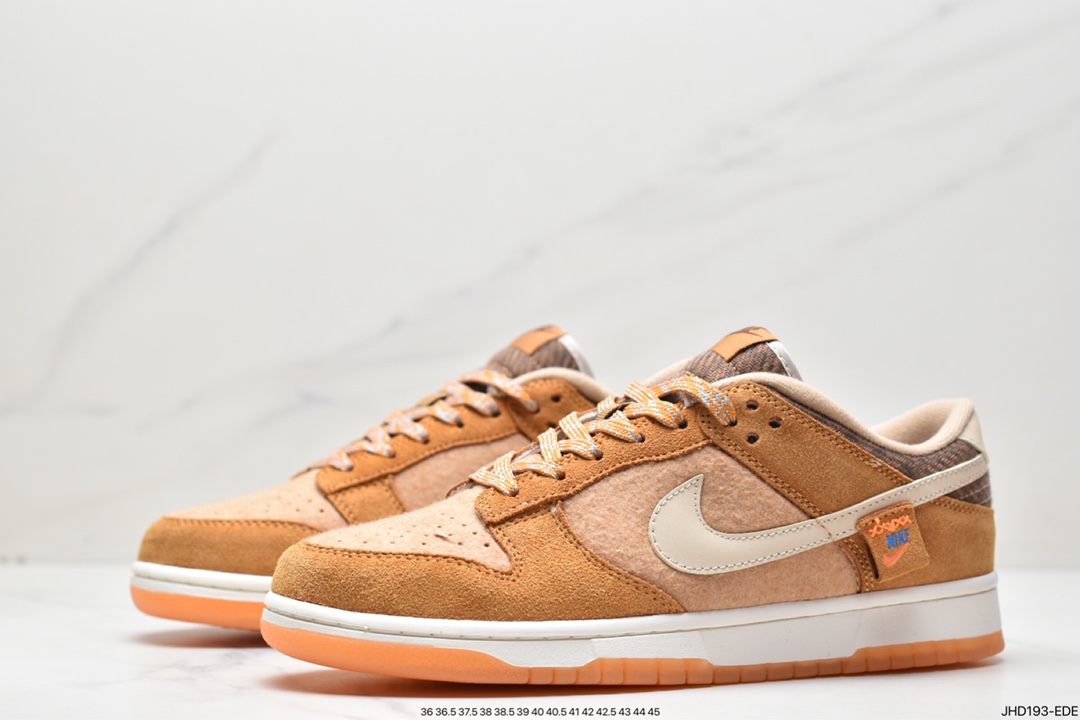 板鞋, Nike Dunk Low"Teddy Bear”, Nike Dunk Low, Nike Dunk, NIKE, DZ5350-288, Dunk Low, Dunk - 耐克 Nike Dunk Low"Teddy Bear”玩具熊 防滑耐磨 低帮 板鞋 棕色 DZ5350-288