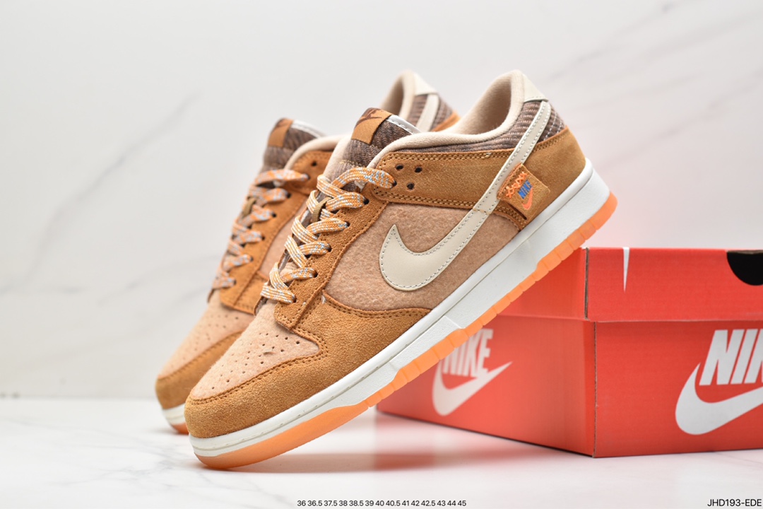 板鞋, Nike Dunk Low"Teddy Bear”, Nike Dunk Low, Nike Dunk, NIKE, DZ5350-288, Dunk Low, Dunk - 耐克 Nike Dunk Low"Teddy Bear”玩具熊 防滑耐磨 低帮 板鞋 棕色 DZ5350-288