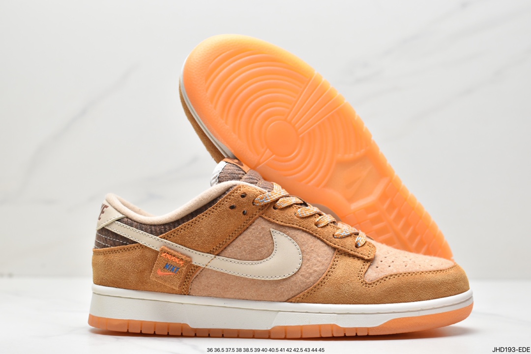 板鞋, Nike Dunk Low"Teddy Bear”, Nike Dunk Low, Nike Dunk, NIKE, DZ5350-288, Dunk Low, Dunk - 耐克 Nike Dunk Low"Teddy Bear”玩具熊 防滑耐磨 低帮 板鞋 棕色 DZ5350-288