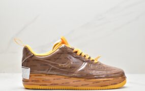 耐克 Nike Air Force 1Low experimental “archaeo brown” 低帮百搭 休闲运动板鞋 “乳红胶感泡泡糖” CZ1528-200