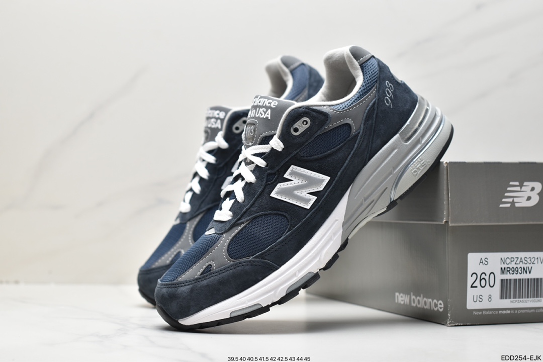 运动鞋, 跑步鞋, 新百伦, New Balance NB 993, New Balance, MR993NV, ABZORB - 新百伦 New Balance NB 993 防滑轻便 低帮 休闲跑步鞋 MR993NV