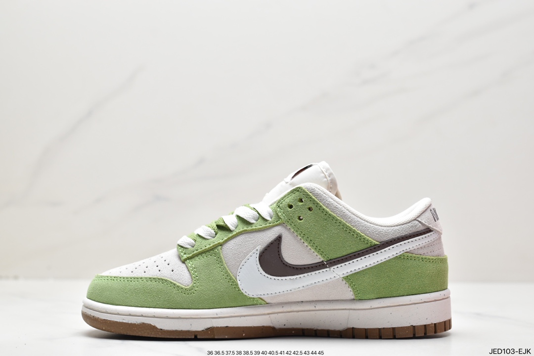 运动鞋, 板鞋, Nike Dunk Low SE “85”, Nike Dunk Low, Nike Dunk, NIKE, Dunk Low, Dunk, DO9457-104 - 耐克 Nike Dunk Low SE “85” 灰绿双勾 舒适 防滑耐磨 低帮 休闲板鞋 DO9457-104