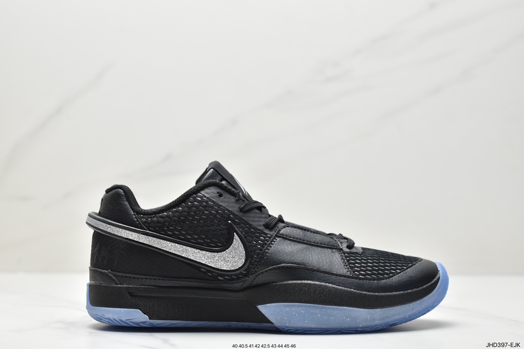 耐克 Nike Ja 1“12 AM” 莫兰特1代 午夜 防滑耐磨 低帮 实战篮球鞋 黑色 FJ4234-001