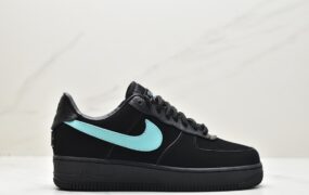 TIFFANY & CO/蒂芙尼x Nike Air Force1Low“1837”蒂芙尼联名 潮流复板鞋 黑蒂芙尼绿 DZ1382-001