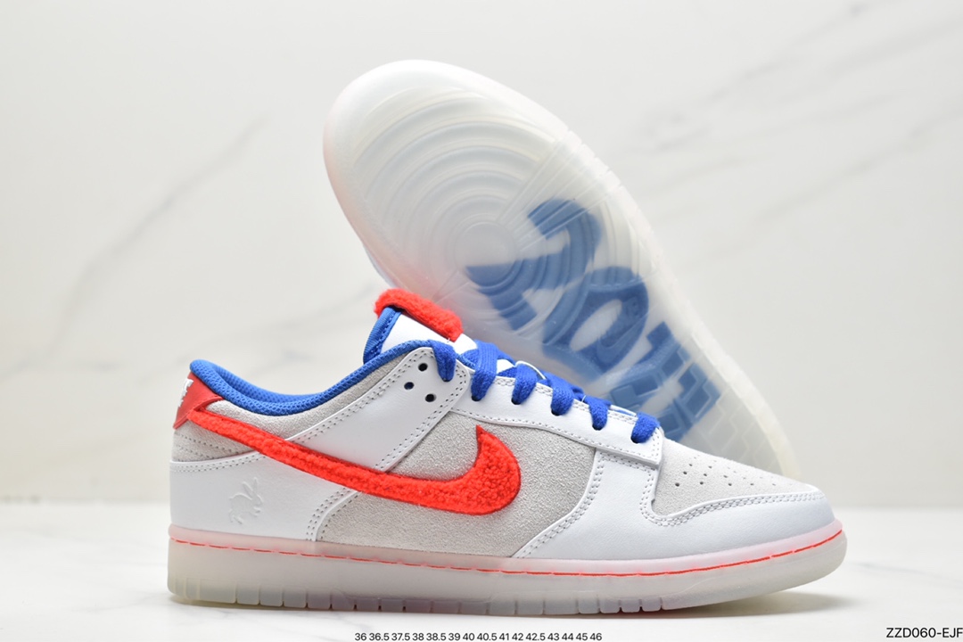 篮球鞋, 板鞋, Nike Dunk Low, Nike Dunk, NIKE, FD4203-161, Dunk Low, Dunk - 耐克 NIKE Dunk Low " Year of the Rabbit " 兔年 上海限定 联名款低帮休闲板鞋 FD4203-161