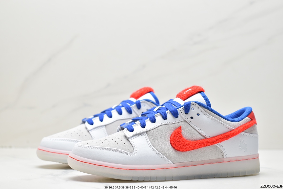 篮球鞋, 板鞋, Nike Dunk Low, Nike Dunk, NIKE, FD4203-161, Dunk Low, Dunk - 耐克 NIKE Dunk Low " Year of the Rabbit " 兔年 上海限定 联名款低帮休闲板鞋 FD4203-161