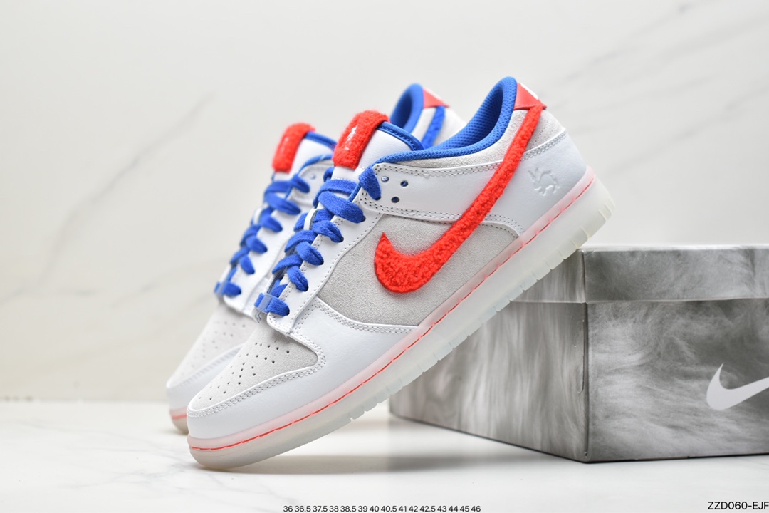 篮球鞋, 板鞋, Nike Dunk Low, Nike Dunk, NIKE, FD4203-161, Dunk Low, Dunk - 耐克 NIKE Dunk Low " Year of the Rabbit " 兔年 上海限定 联名款低帮休闲板鞋 FD4203-161