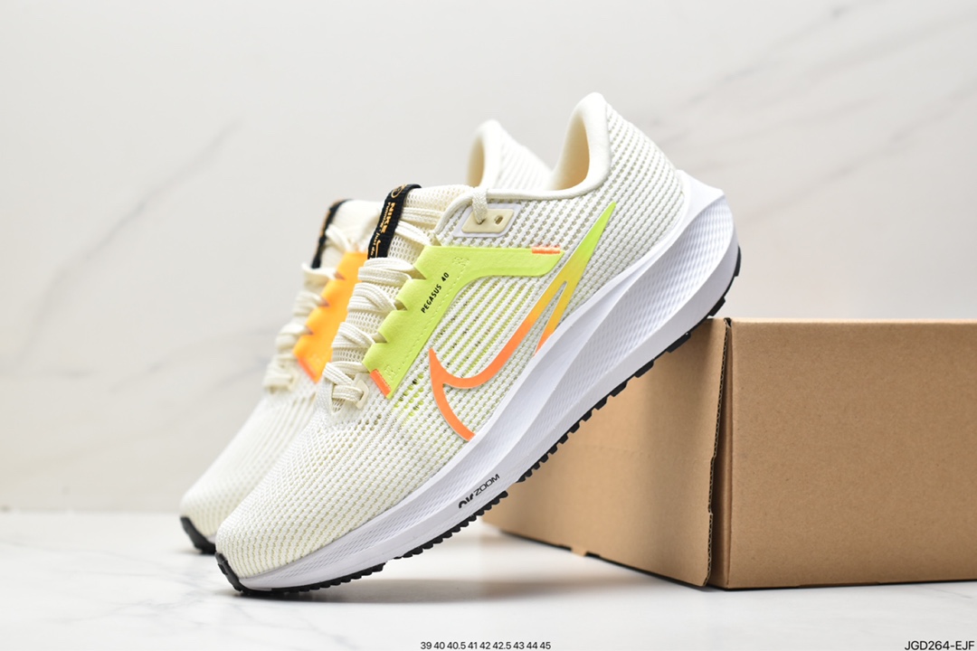 飞马40, 运动鞋, 跑步鞋, Zoom, Pegasus, Nike Air Zoom Pegasus 40, Nike Air Zoom Pegasus, Nike Air, NIKE, Flywire, DV3853- 101, Air Zoom - 耐克 Nike Air Zoom Pegasus 40 飞马40 耐磨透气 低帮 跑步鞋 米白 DV3853- 101