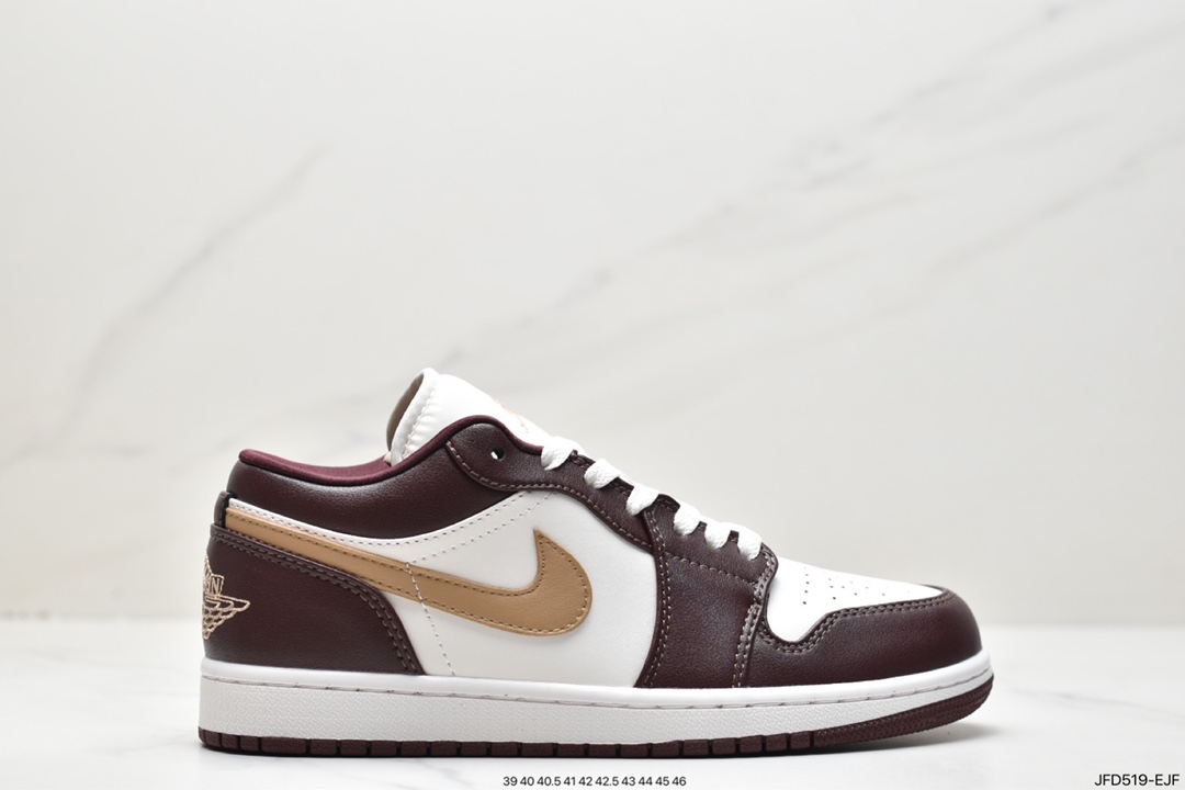 乔丹 AJ1 Jordan Air Jordan 1 Low”ShadowBrown” 经典潮流 低帮 复古篮球鞋 棕色 DC0774 200