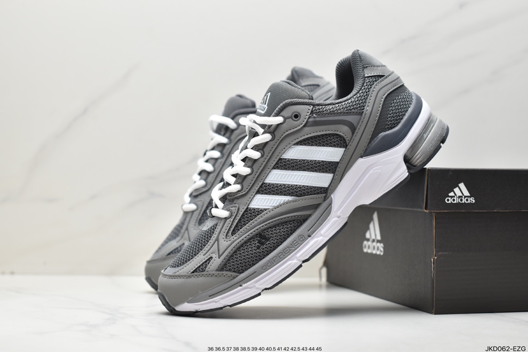 阿迪达斯, 跑鞋, 慢跑鞋, GW5827, EVA, Black, Adidas Spiritain 2000"Black/Grey/White", Adidas - 阿迪达斯 Adidas Spiritain 2000"Black/Grey/White" 低帮 老爹风 复古透气 缓震休闲 运动慢跑鞋 GW5827