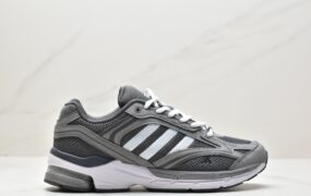 阿迪达斯 Adidas Spiritain 2000″Black/Grey/White” 低帮 老爹风 复古透气 缓震休闲 运动慢跑鞋 GW5827