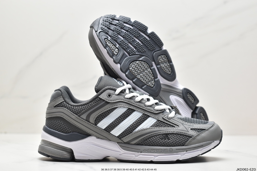 阿迪达斯, 跑鞋, 慢跑鞋, GW5827, EVA, Black, Adidas Spiritain 2000"Black/Grey/White", Adidas - 阿迪达斯 Adidas Spiritain 2000"Black/Grey/White" 低帮 老爹风 复古透气 缓震休闲 运动慢跑鞋 GW5827