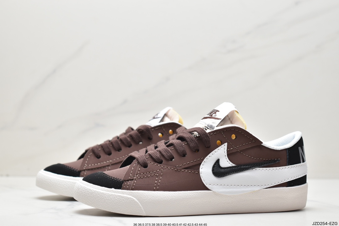 耐克, 篮球鞋, 休闲鞋, Swoosh, Nike Blazer Low 77 JUMBO, Nike Blazer Low, Nike Blazer, NIKE, FD2158 222, EVA, Blazer - 耐克 Nike Blazer Low 77 JUMBO 潮流时尚 防滑 减震 低帮休闲鞋 FD2158 222